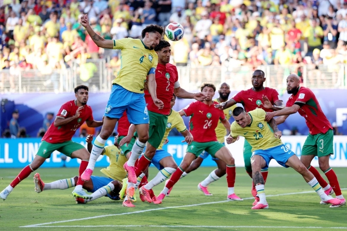 J88 Cược Bóng Đá: Brazil và Morocco Chia Điểm Kịch Tính tại World Cup 2026 - hình ảnh - j88slot.vip